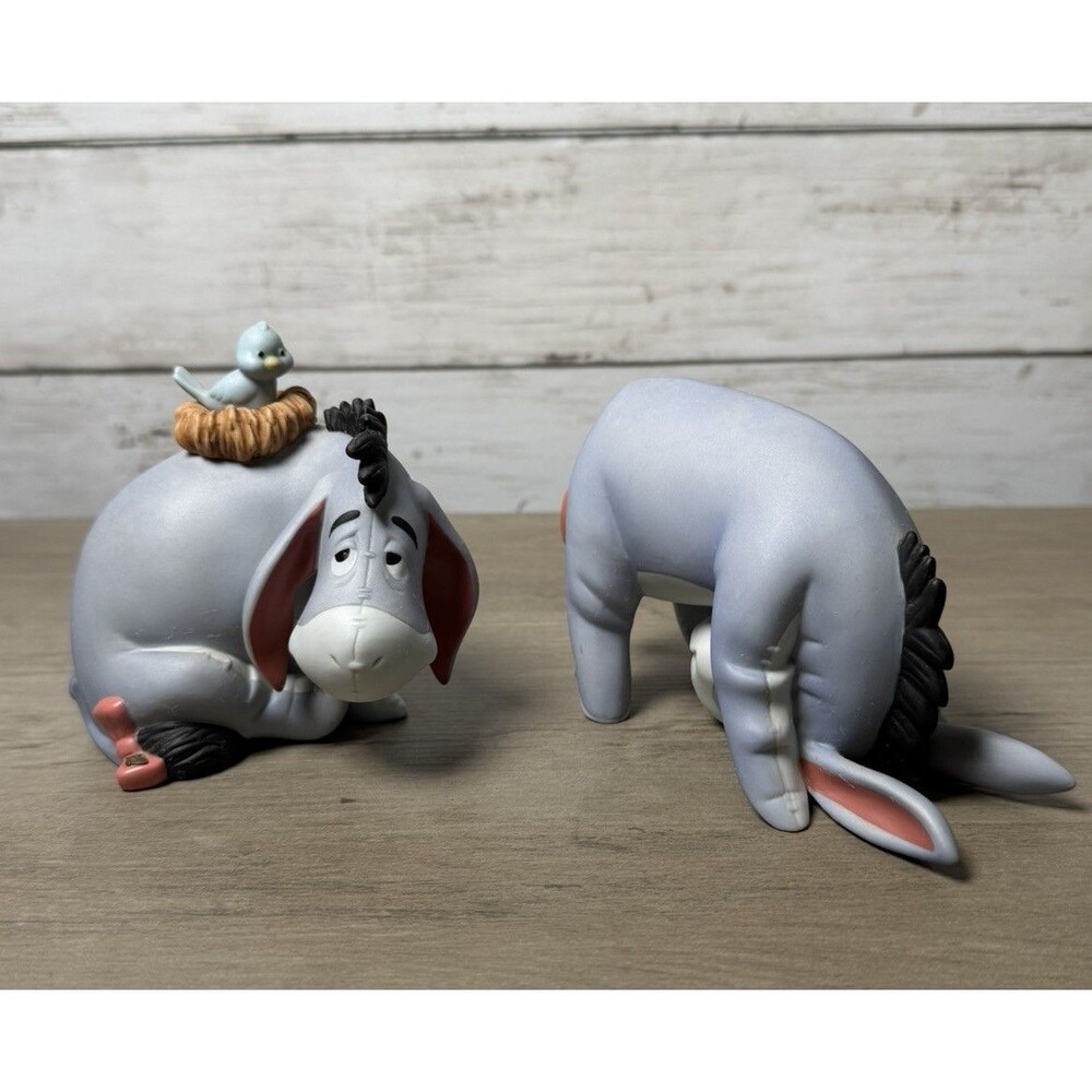 Disney Winnie the Pooh Eeyore Figurines 4" Pooh & Friends Set of 2
